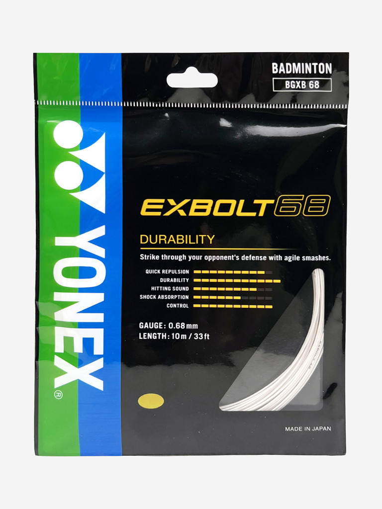 Струна для бадминтона Yonex Exbolt 68 W, 10м.