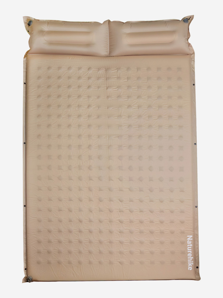 Коврик надувной двойной Naturehike D series, бежевый