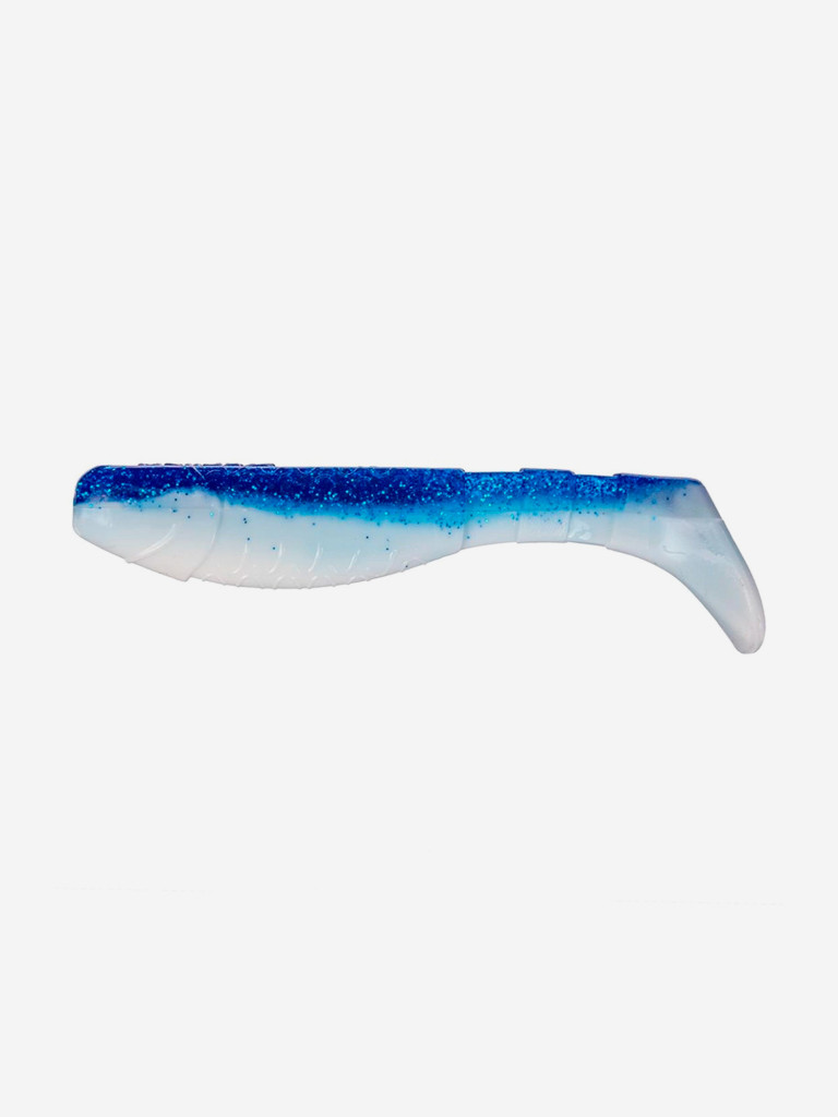 Мягкая приманка Helios Chubby, 3,55'' / 9 см, Blue Sparkles & White, 100 шт (HS-4-026-N)