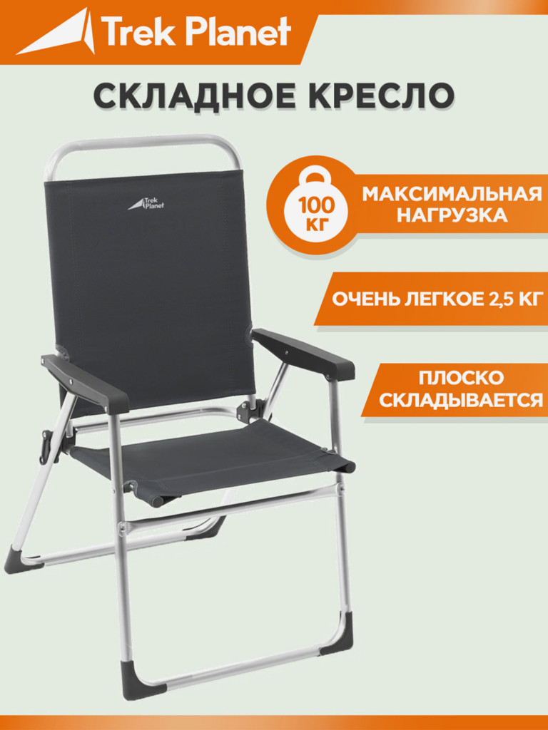 Складное кемпинговое кресло Trek Planet Slacker Alu Opal
