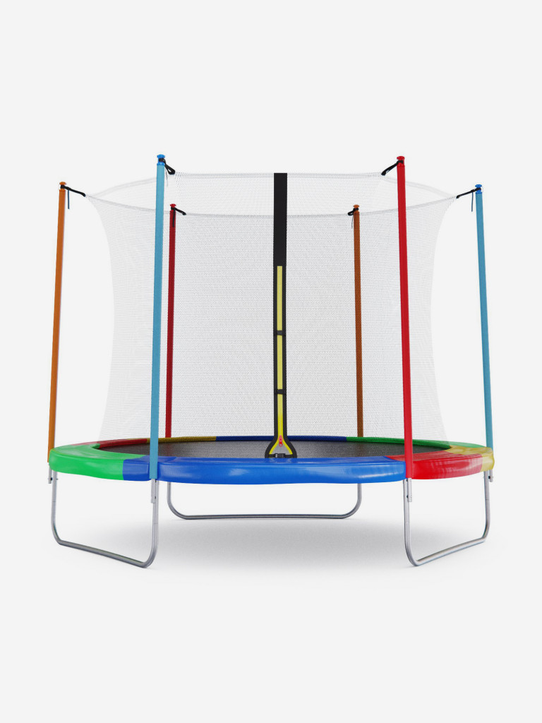 Батут DFC FEMMTO 10 FT MutiColor с внутренней защитной сеткой