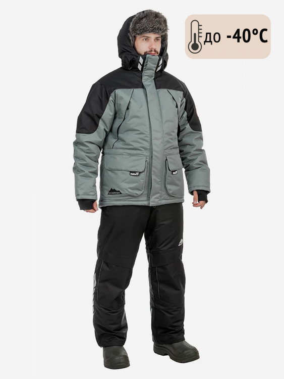 Костюм зимний Helios Чарыш Pro (куртка+полукомбинезон) для рыбалки и охоты
