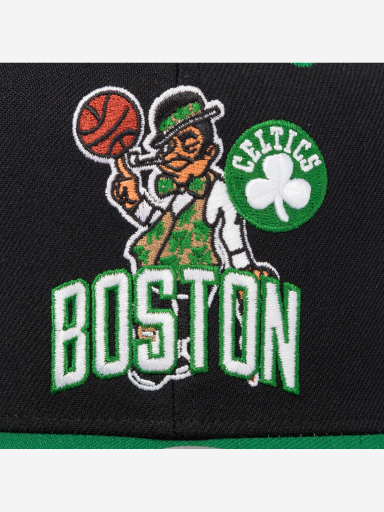 Бейсболка MITCHELL NESS HP8764-BCEBLCK Boston Celtics NBA (черный)