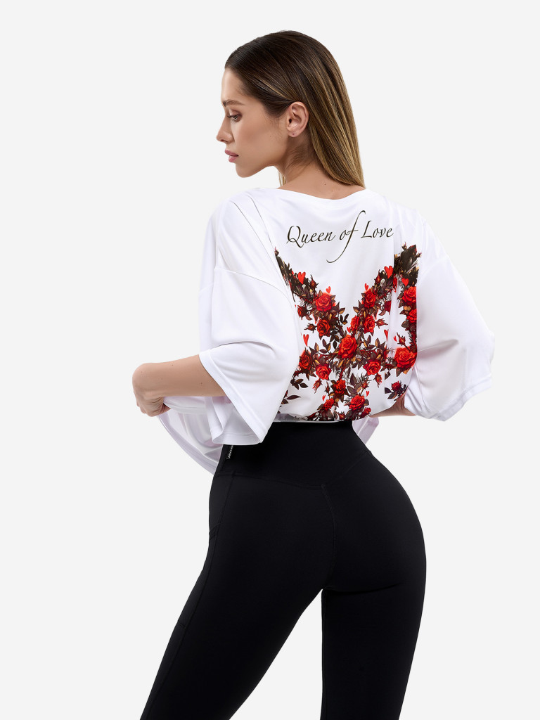 Футболка женская Bona Fide OVERSIZE T-shirt "Queen of Love"