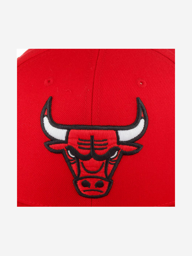 Бейсболка с прямым козырьком MITCHELL NESS 6HSSMM18842-CBURED1 Chicago  Bulls NBA (красный)