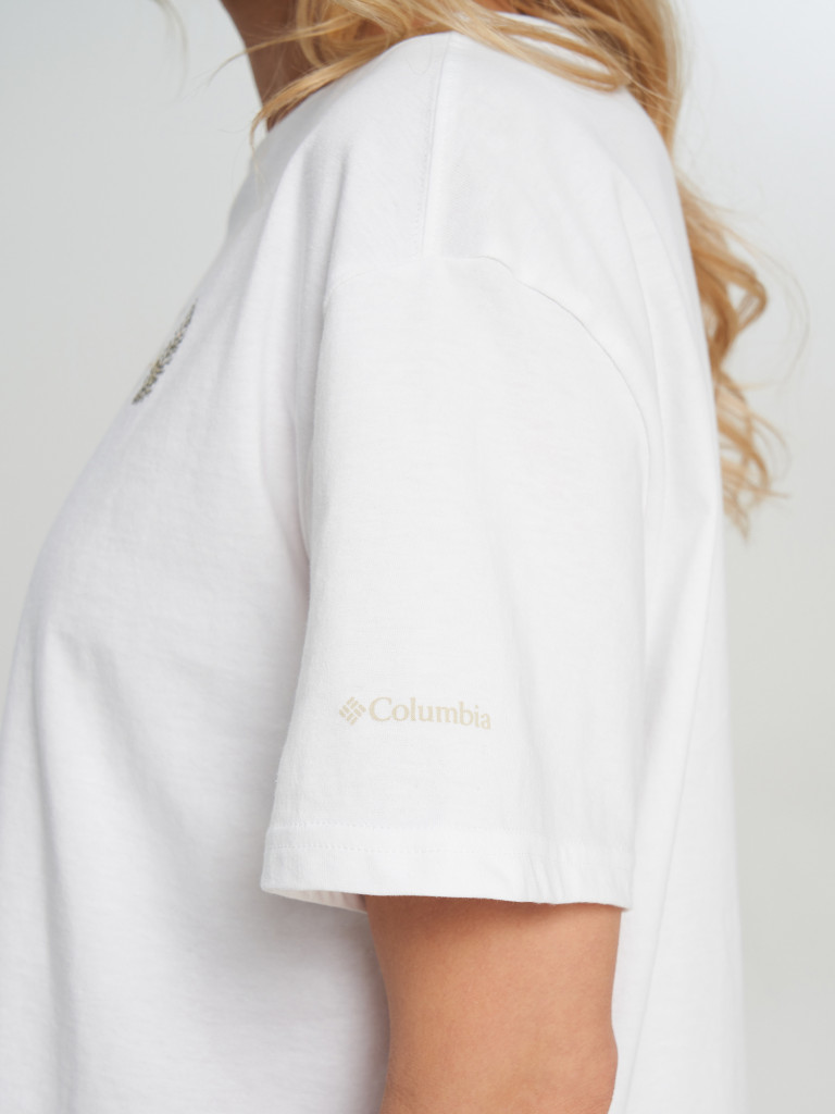 Футболка женская Columbia Rolling Bend Graphic Relaxed Crop SS