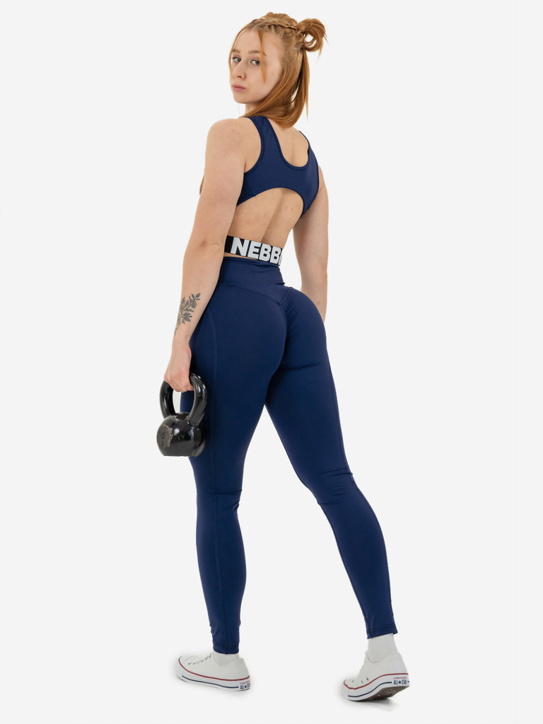 Легинсы спортивные женские High waisted gym leggings GLUTE CHECK 613