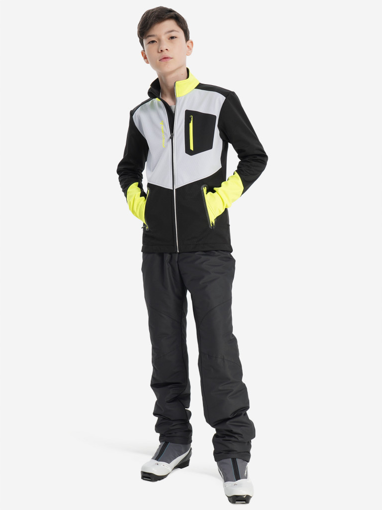 Куртка для беговых лыж для мальчиков Fischer