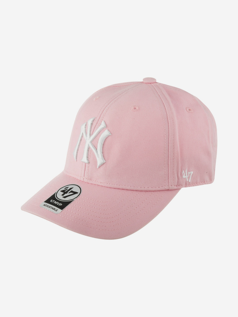 Бейсболка 47 BRAND B-GWMVP17GWS-PT New York Yankees MLB (розовый)