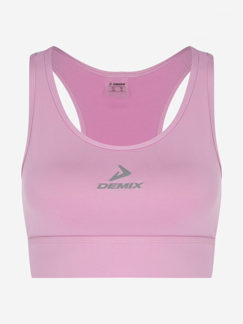 фото Спортивный топ бра demix activemove essentials longline, розовый