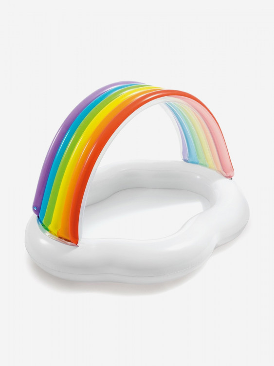 Бассейн надувной детский с навесом Intex 57141 Облако (142х119х84см) 1-3 года