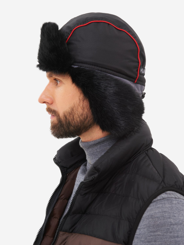 Шапка-ушанка зимняя мужская Huntsman Siberia Breathable меховая мембранная