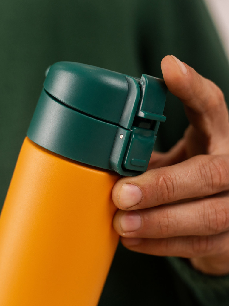 Термокружка вакуумная Арктика, 470 мл, со съемным ситечком, морошка