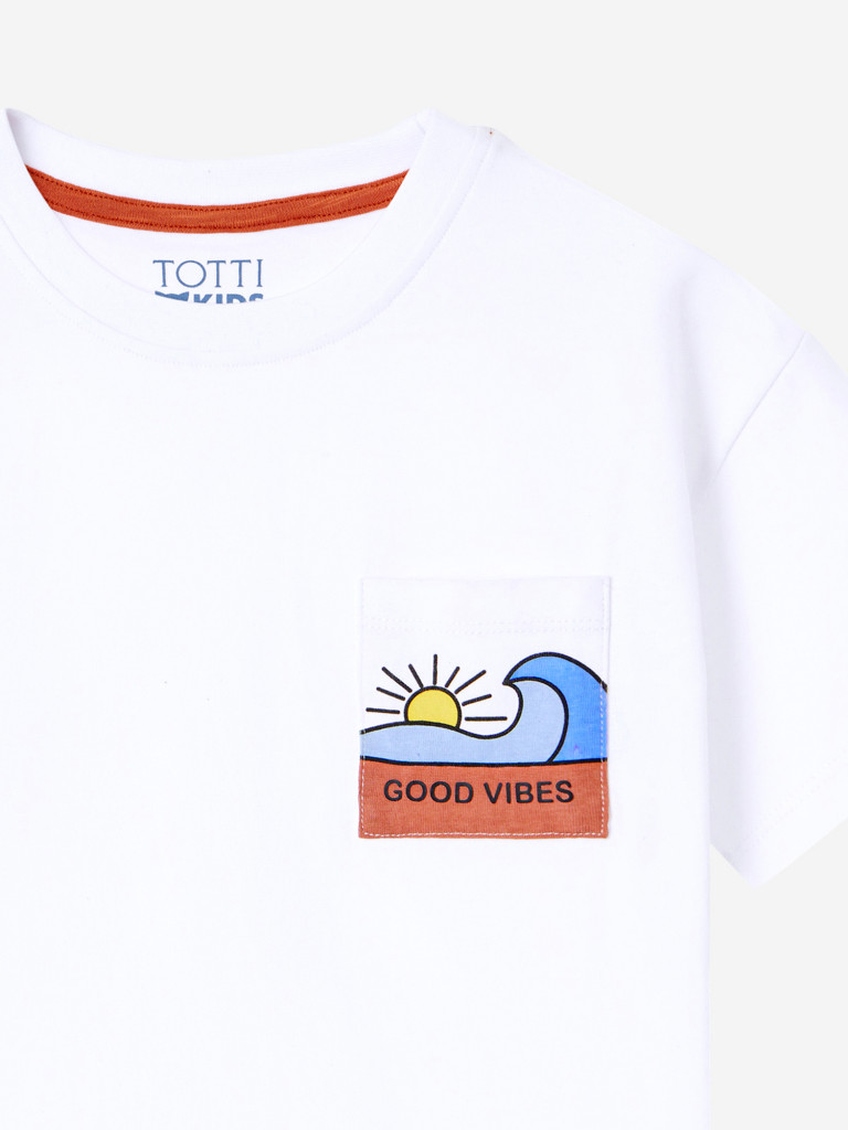 Футболка для мальчиков с карманом TOTTI KIDS