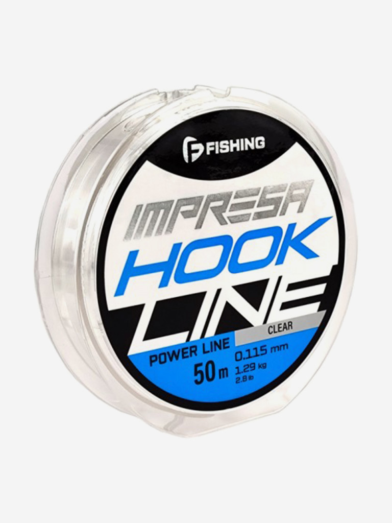Леска F-FISHING Impresa Hook Line Clear 50м 0,115мм 1,29кг/2,8lb