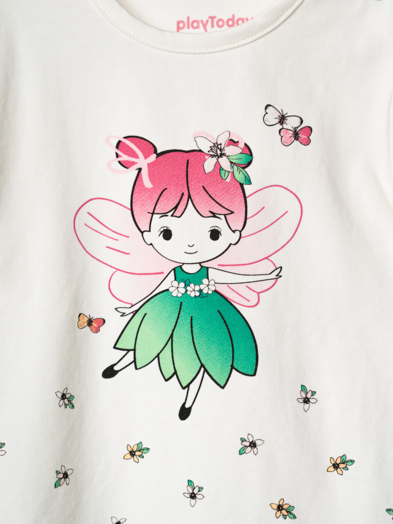 Футболка для девочки, 2 шт в комплекте PlayToday