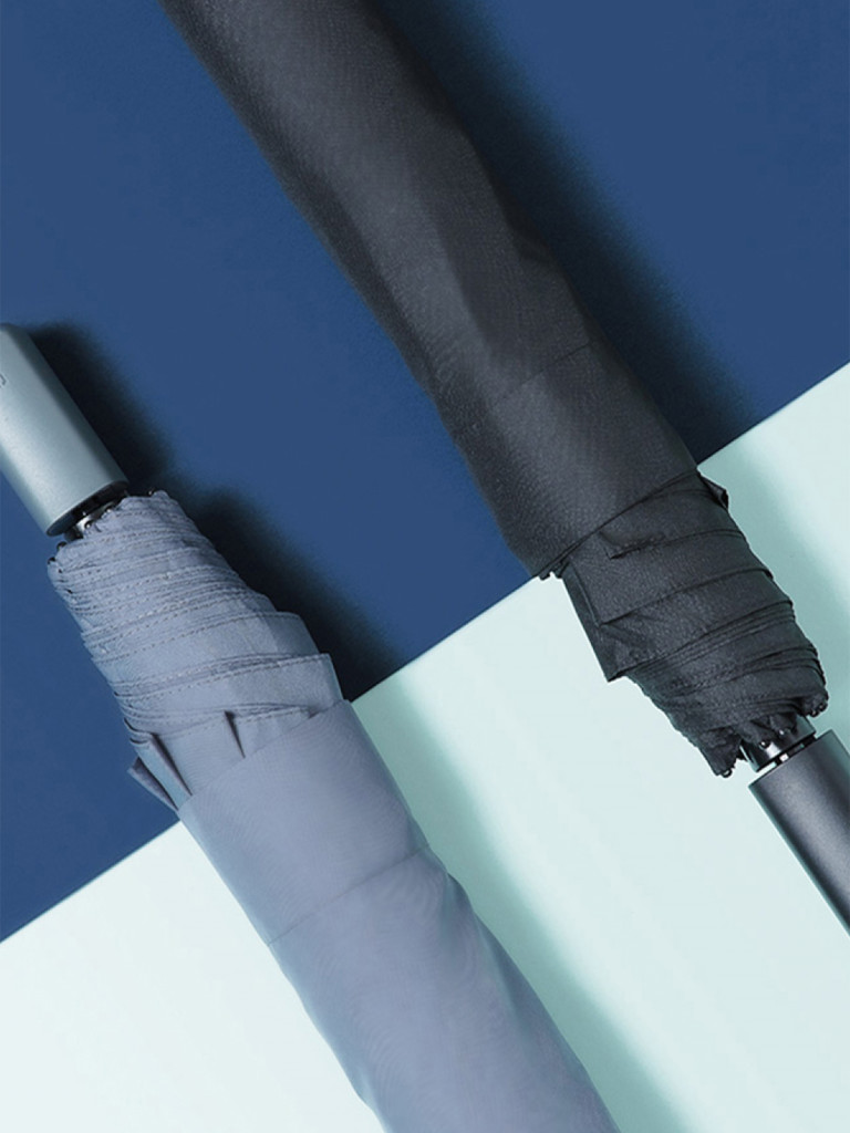 Зонт механический Ninetygo Oversized Portable Umbrella, серый