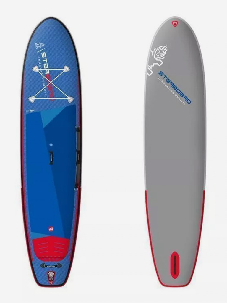 Сапборд надувной двухслойный Starboard iGO Deluxe DC 11.2х31+х6, 340x79x15 см
