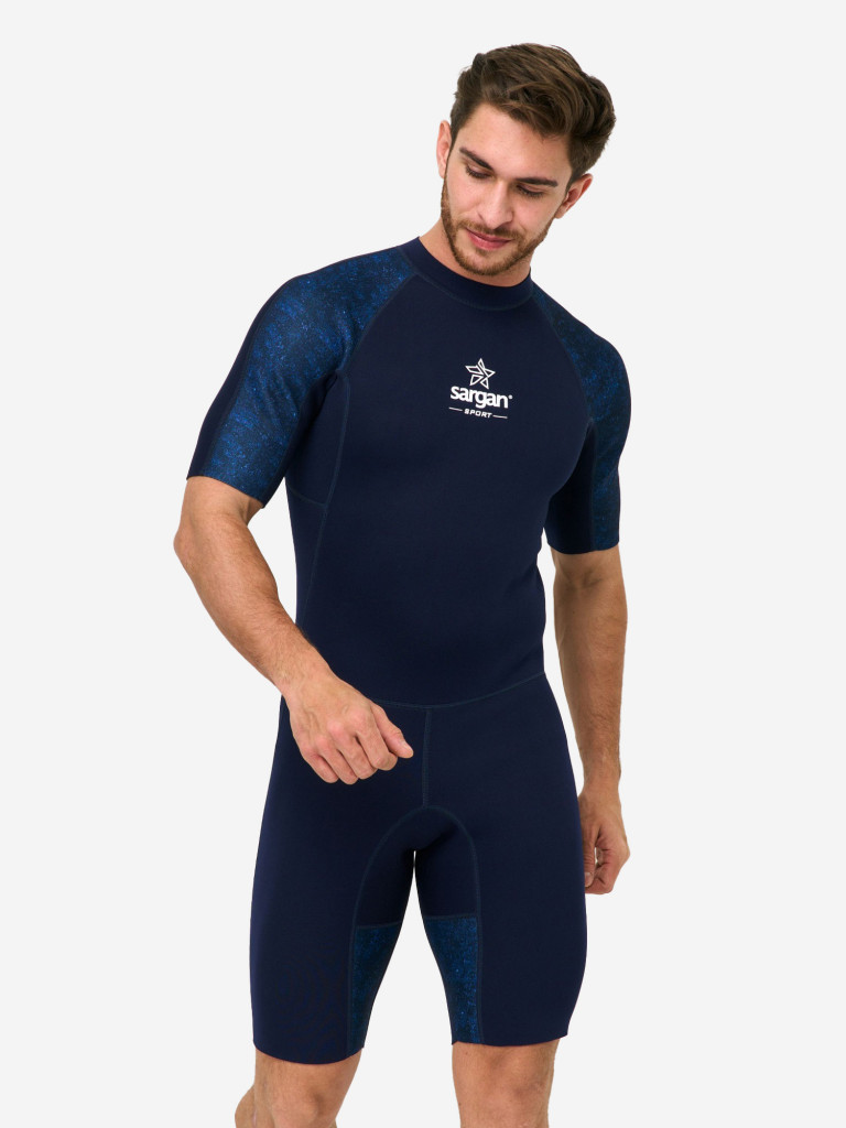 Гидрокостюм неопреновый короткий мужской 2мм SARGAN Sport