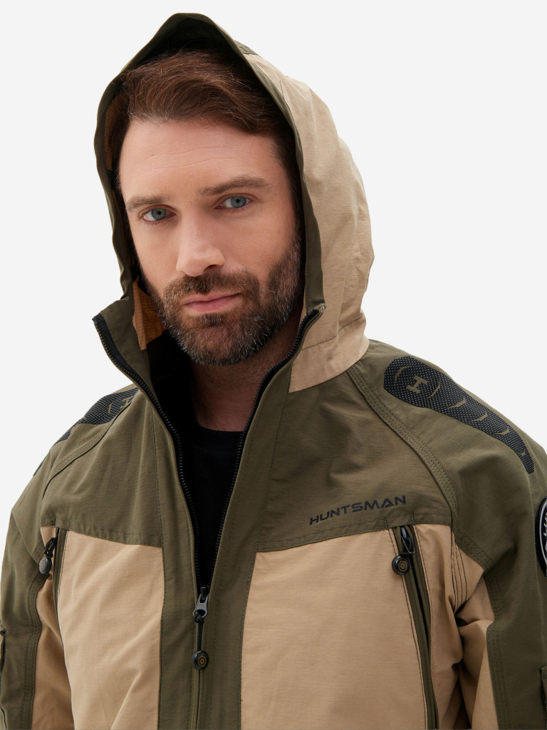 Костюм мужской Huntsman Горка-Люкс летний из ткани рипстоп для рыбалки и охоты