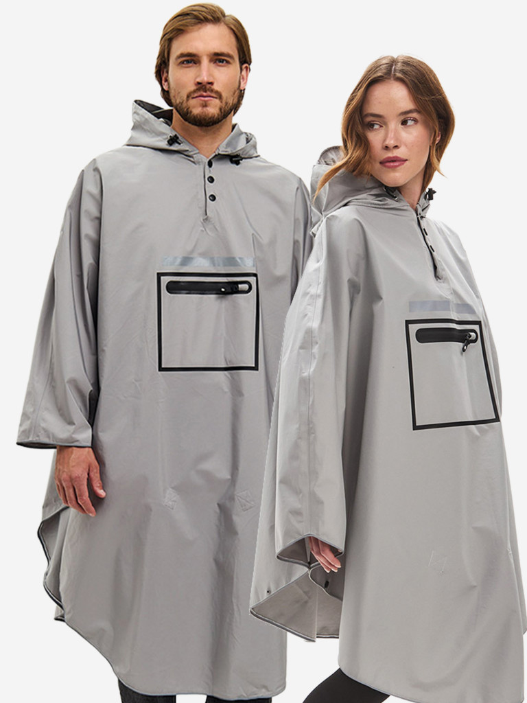 Дождевик плащ пончо унисекс Reinar Gamp с капюшоном демисезонный