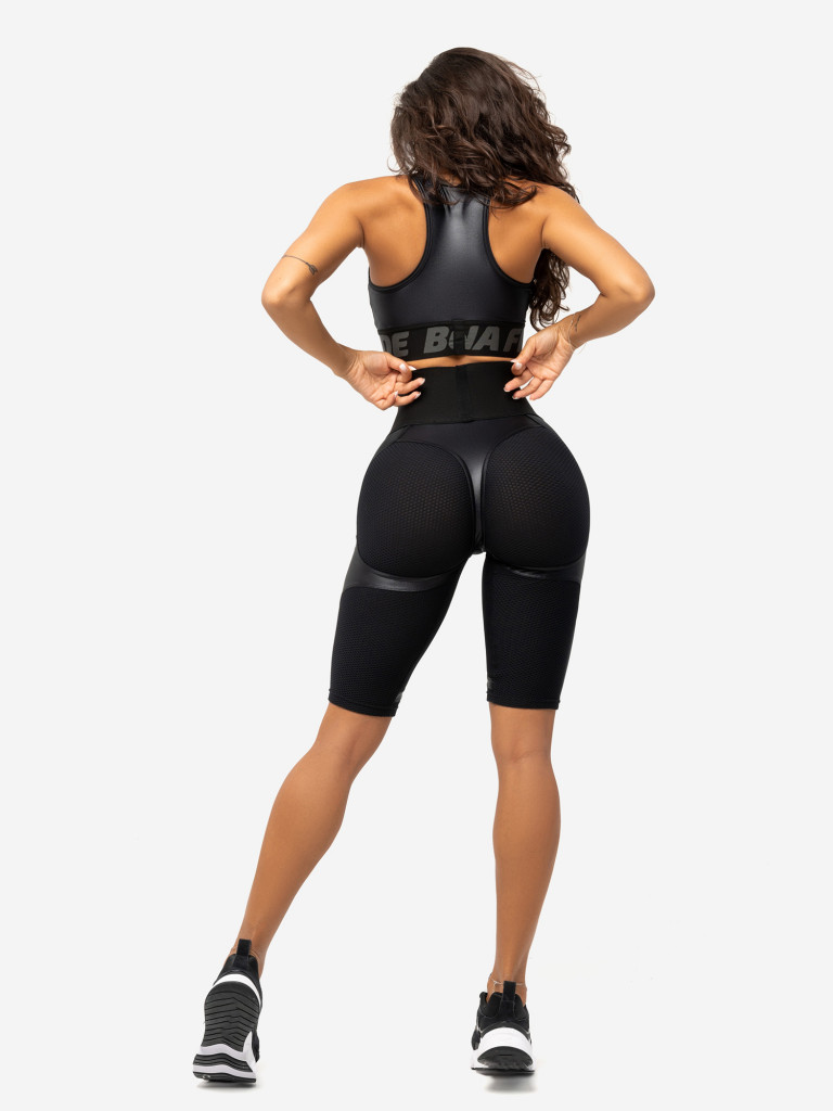 Велосипедки женские Bona Fide Bona Cycling Extra Sex Push-up Corsage "Black Skin"