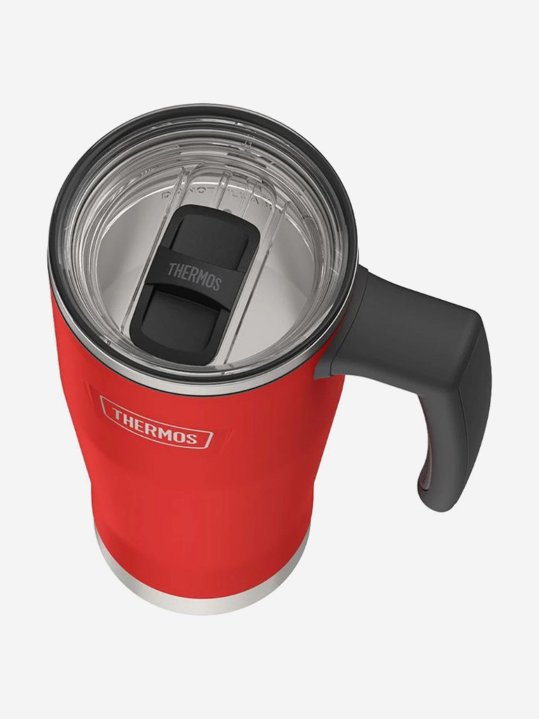 Термокружка с ручкой 530 мл THERMOS ICON-1164 красная