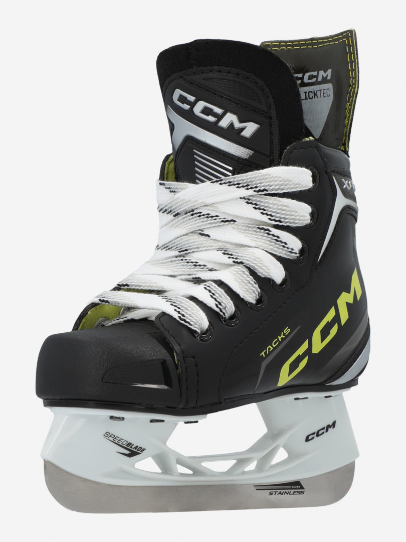 Коньки хоккейные детские CCM Tacks XF 80 YTH 31568750299 Черный, размер 27,28.5,25,26, фото 2