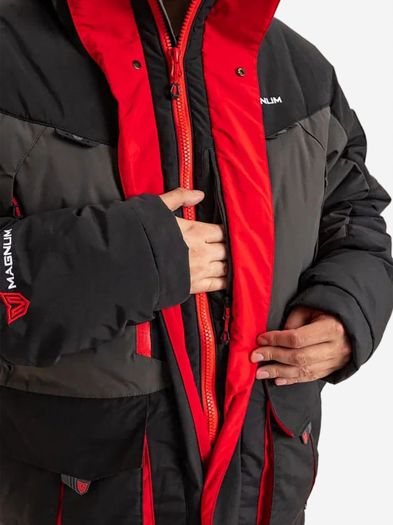 Костюм для рыбалки мужской MAGNUM GEAR TITAN 2 -45° С графит/черный