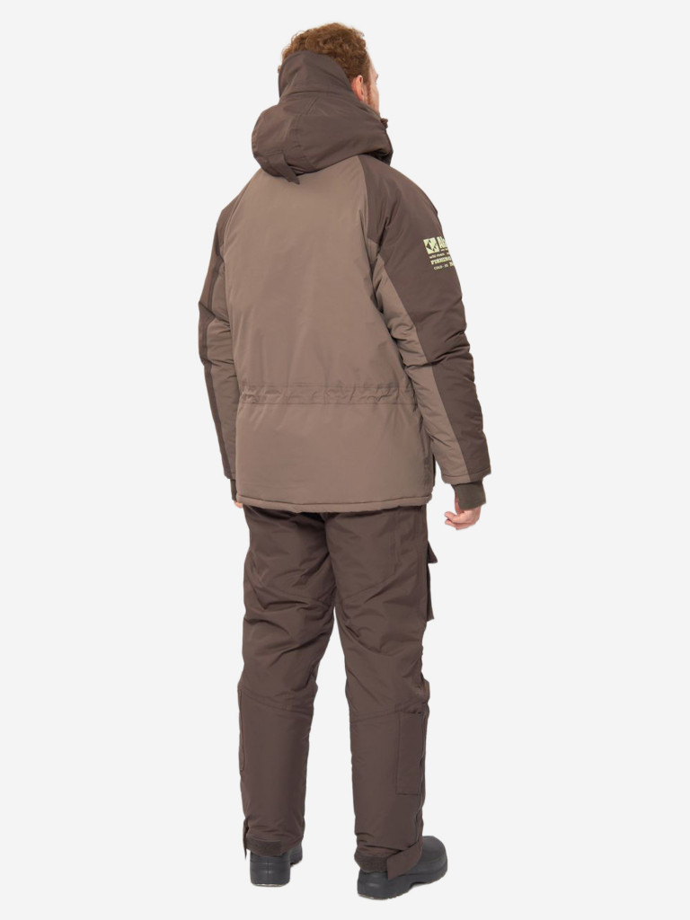 Костюм зимний Alaskan Russian Mission FS хаки/коричневый (куртка+полукомбинезон) для рыбалки и охоты