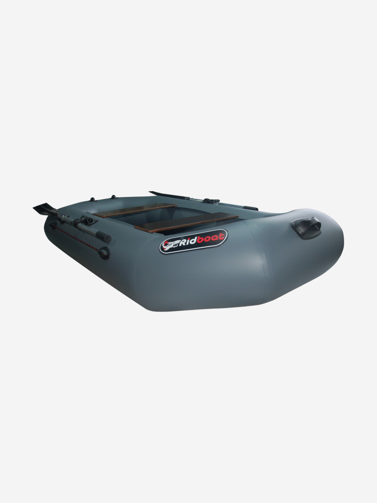 Лодка ПВХ Ridboat 280У, серая, 2 местная