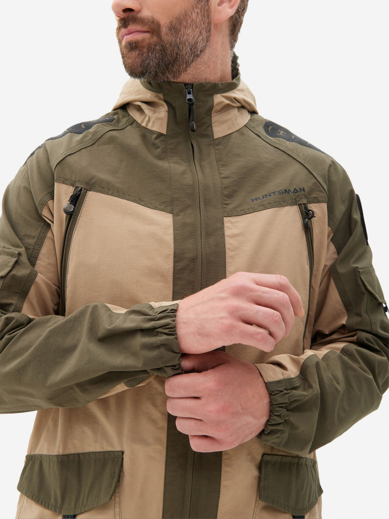 Костюм мужской Huntsman Горка-Люкс летний из ткани рипстоп для рыбалки и охоты