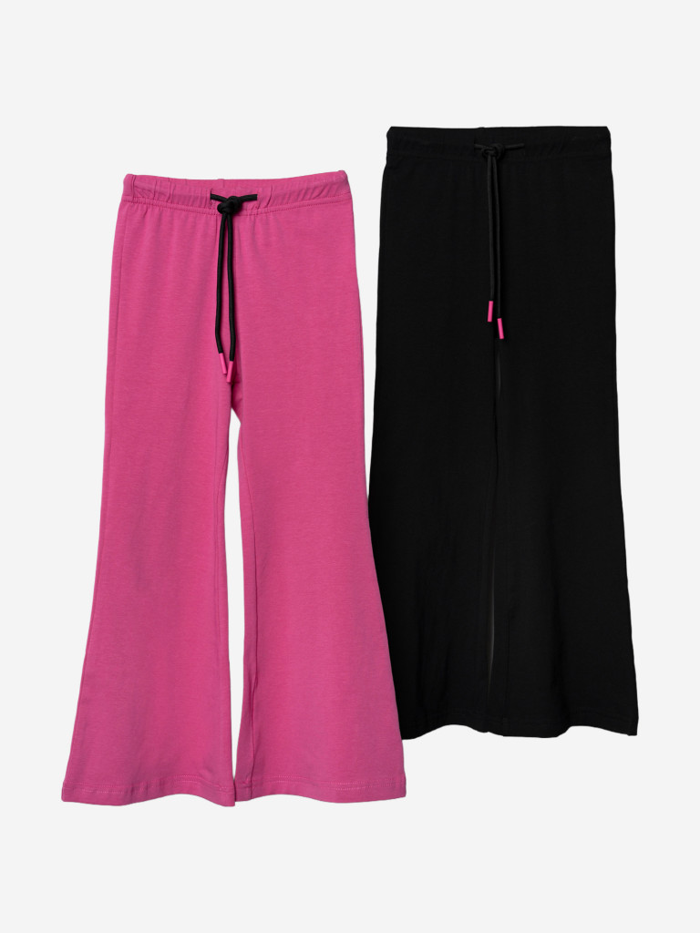 Брюки для девочек, 2 пары в комплекте PlayToday