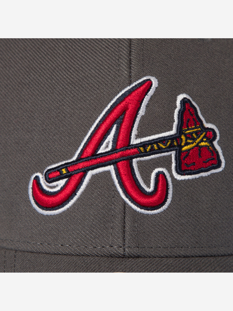 Бейсболка 47 BRAND B-MVP01WBV-CCA Atlanta Braves MLB (серый)