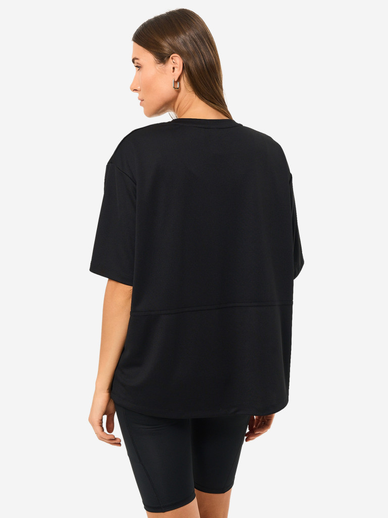 Футболка женская RAQUETA SPORT объемная Cada Dia, Nero