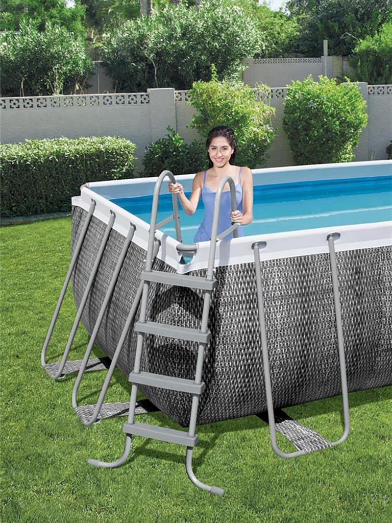 Каркасный прямоугольный бассейн Bestway 56722 Power Steel (412х201х122см)