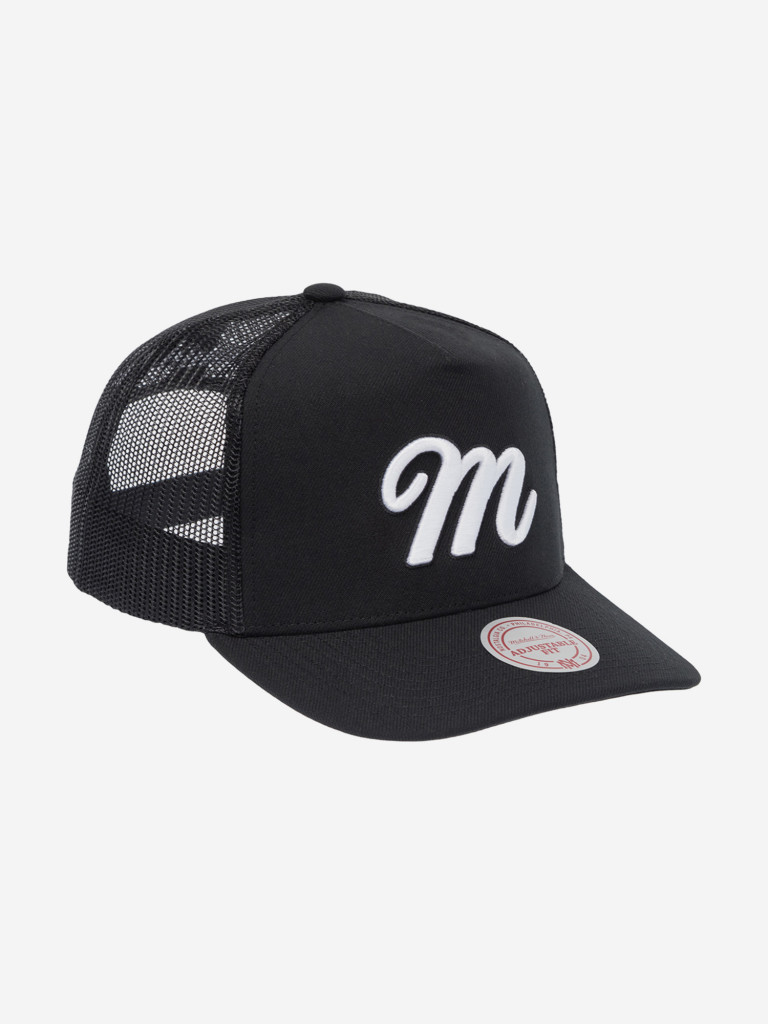 Бейсболка с сеточкой MITCHELL NESS HT8114-MNNBLCK (черный)