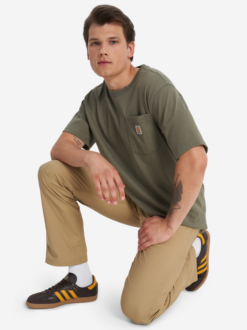 фото Футболка мужская carhartt, зеленый