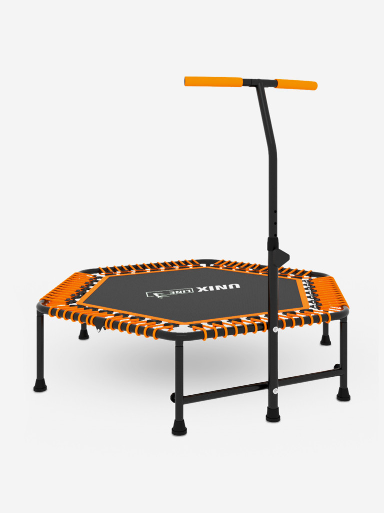 Батут спортивный для фитнеса и джампинга UNIX Line Fitness 125 см, оранжевый