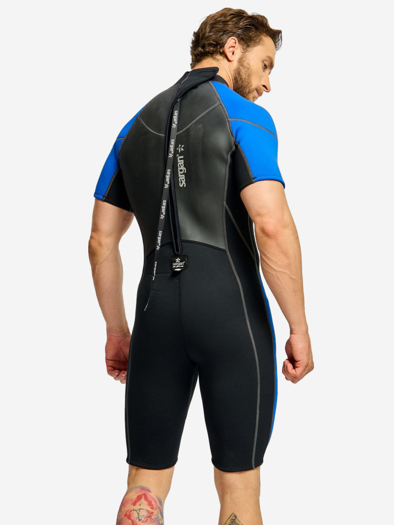 Гидрокостюм для плавания и водного спорта SARGAN UTRISH SHORTY MEN 3мм