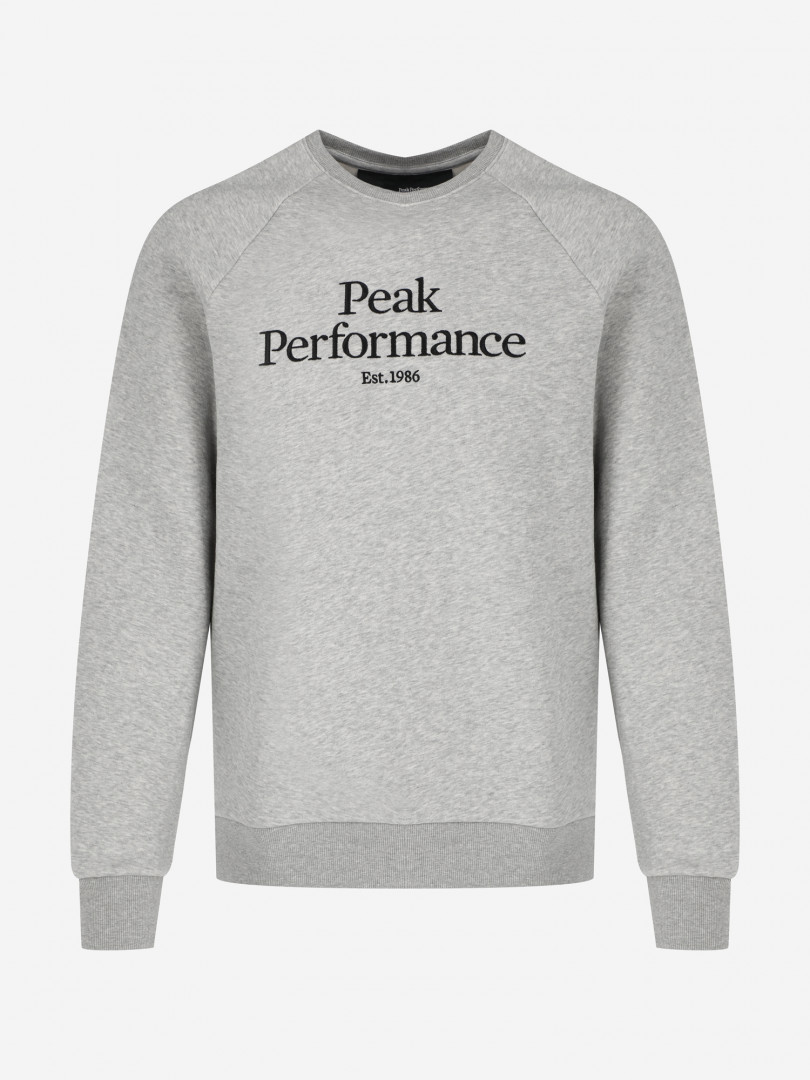 фото Свитшот мужской peak performance original, серый