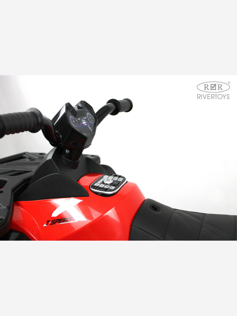 Детский электроквадроцикл RIVERTOYS T001TT 4WD красный