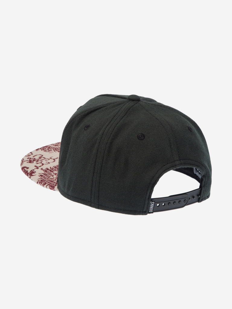 Бейсболка с прямым козырьком DJINNS 5P SB CP Feather (черный)