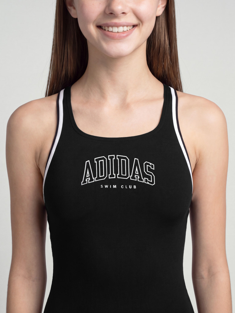 Купальник слитный для девочек adidas 0