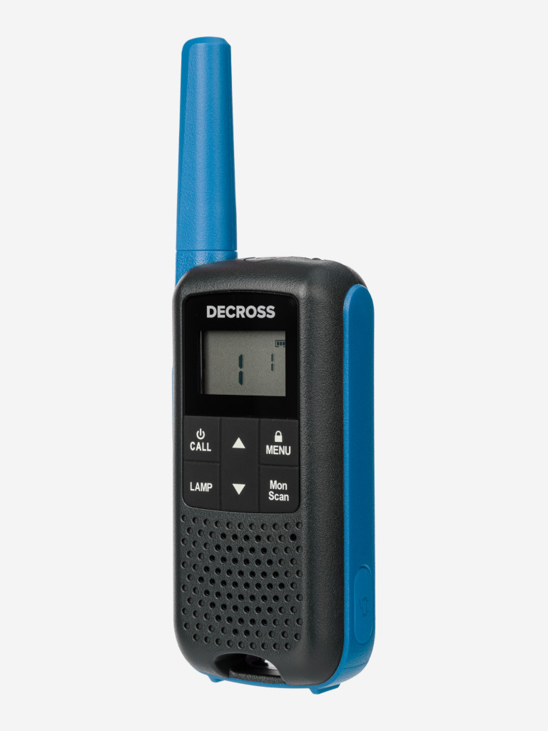 Комплект из двух радиостанций Decross DC63 Blue Twin EU с ЗУ