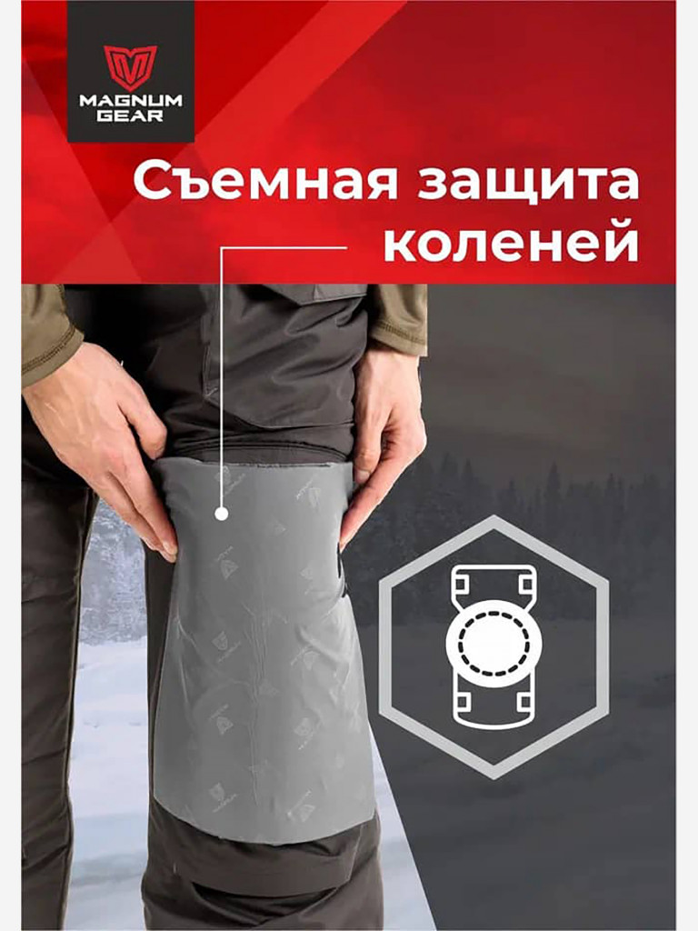 Костюм для рыбалки MAGNUM GEAR YAMAL -40° С графит