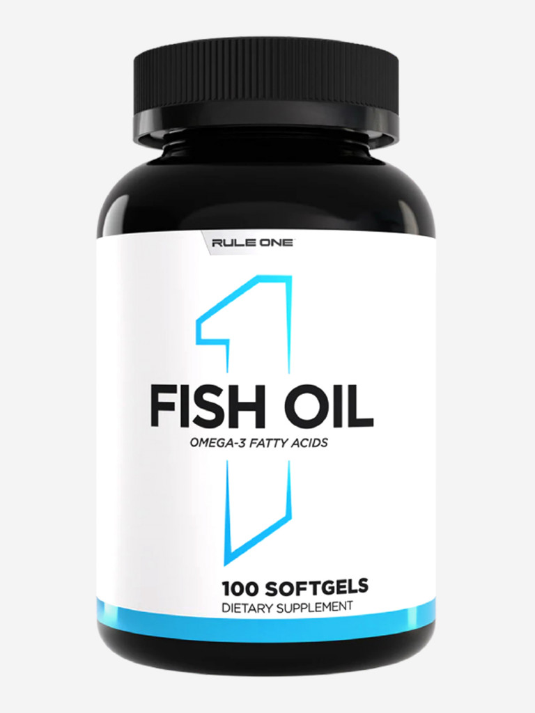 Рыбий жир Rule 1, Omega 3 Fish Oil, 100 капсул