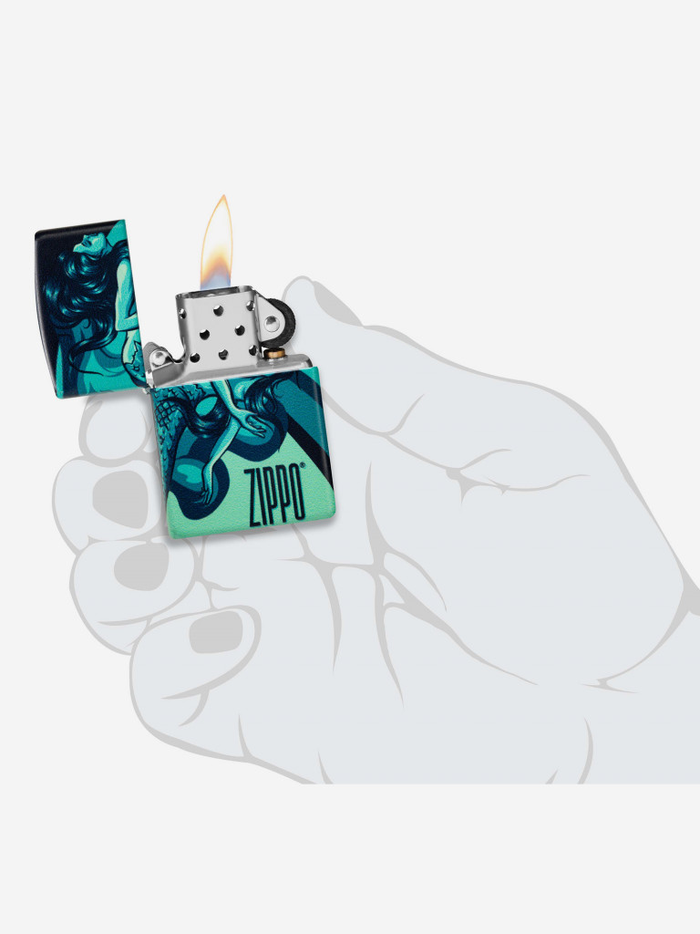 Зажигалка бензиновая ZIPPO 48605 Mermaid