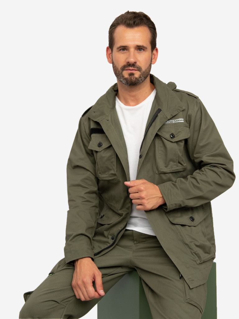 Костюм летний мужской Huntsman Крафт ткань Cotton