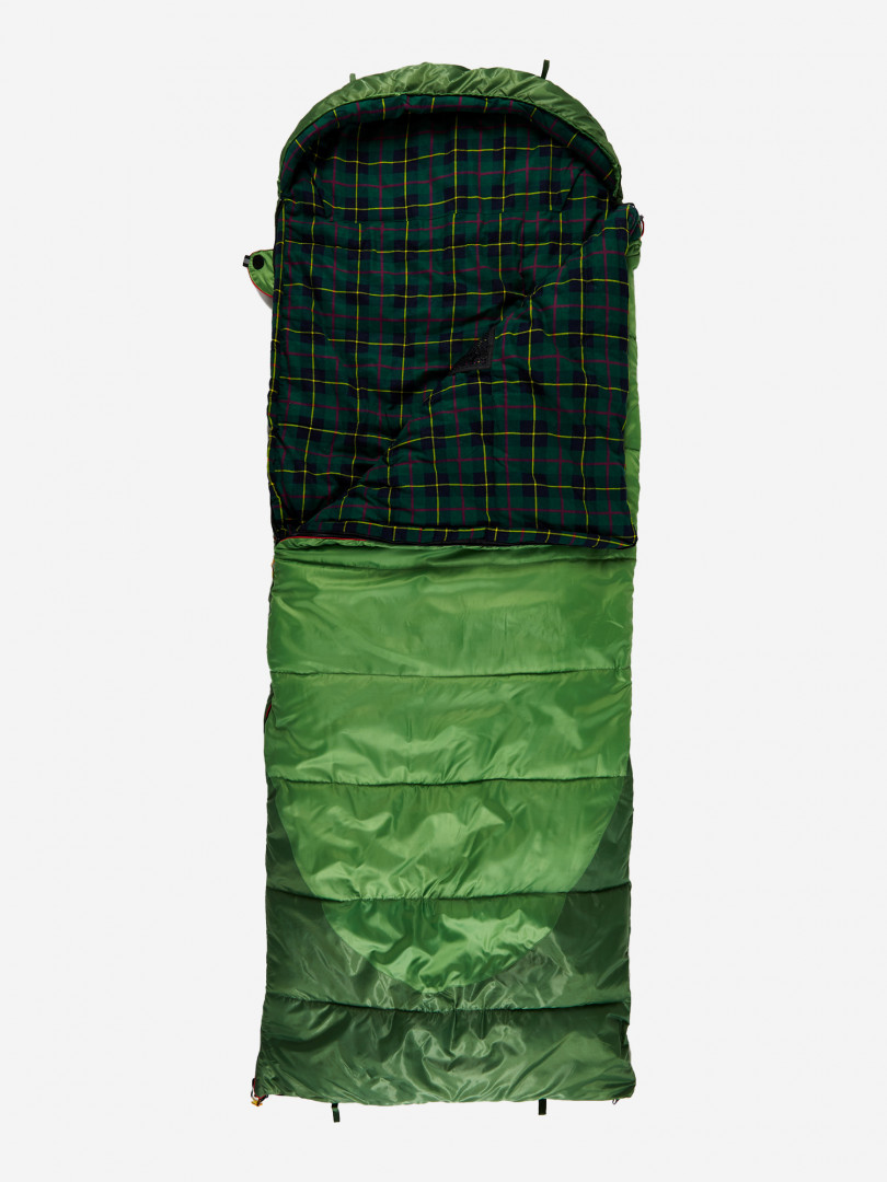 фото Спальный мешок alexika siberia plus 0 правосторонний, зеленый